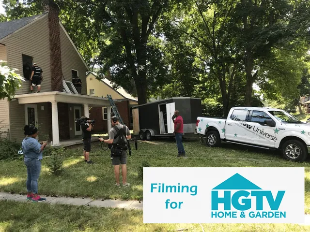 Filming a Window Universe project for HGTV Home & Garden.