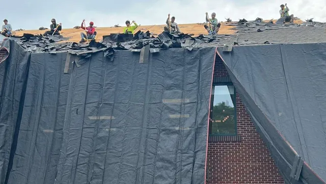 work photo from johnbeanroofing.com