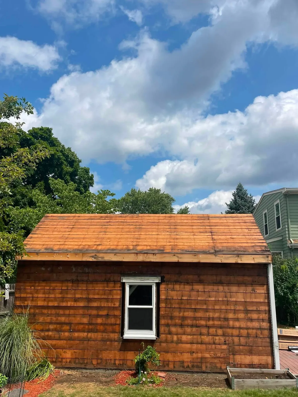 Detached garage rebuild, Medford MA