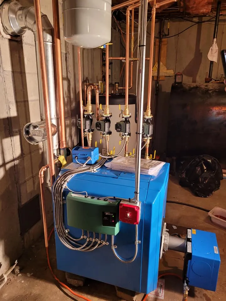 new buderus boiler install 6