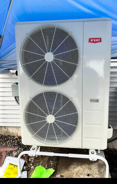 Replacement pool heater piped and wired