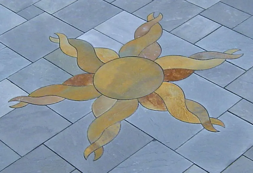 Bluestone sun design