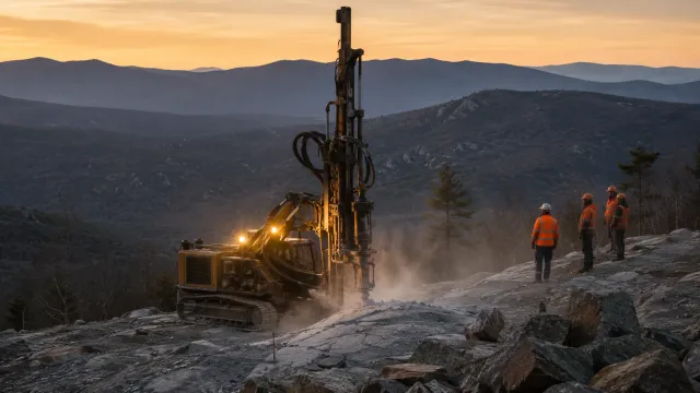 Wind turbine pads and green energy sitework