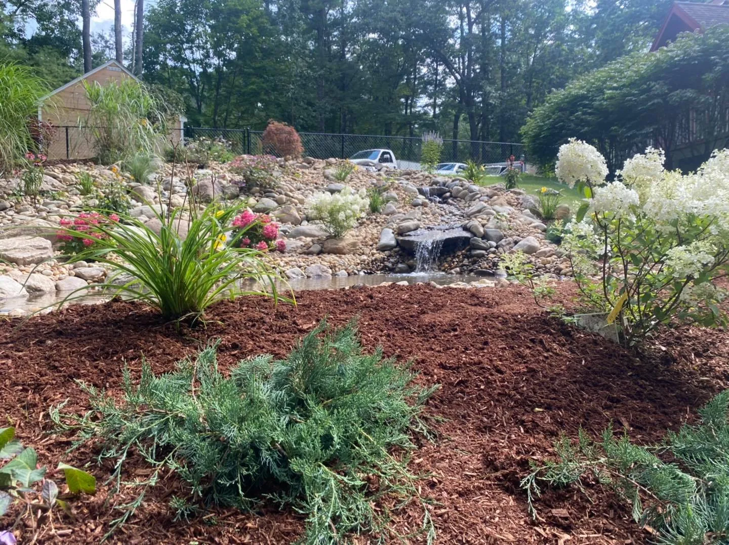 mulch garden