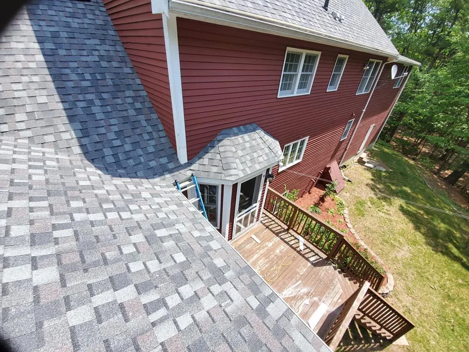 work photo from roofingmilfordnh.com