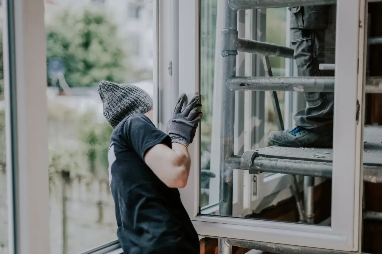 Window and door installation on Massachusetts home
