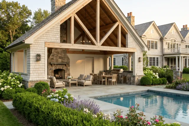 Gated community with a pool and clubhouse
