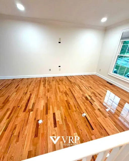 Newly installed flooring in a Connecticut home by VRP Flooring