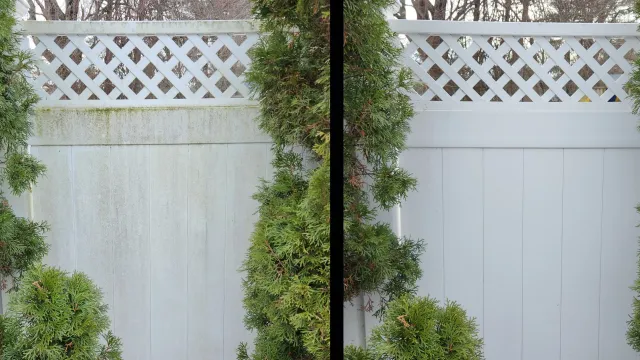 Fence cleaning