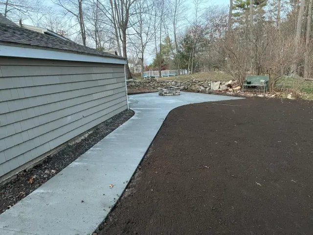 Enhance your outdoor living space with our expert Patio Design & Construction service, offering customized solutions to transform your yard into a functional and beautiful retreat tailored to your lifestyle. for Witt Excavating in Hudson, NH