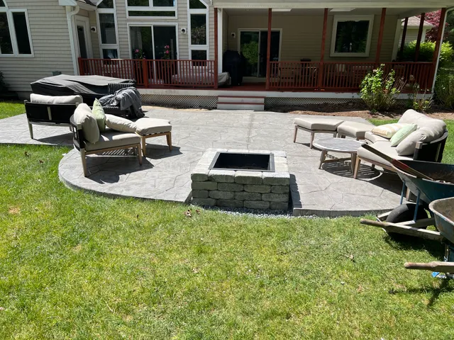 Lawrence Landscaping and Son work photo