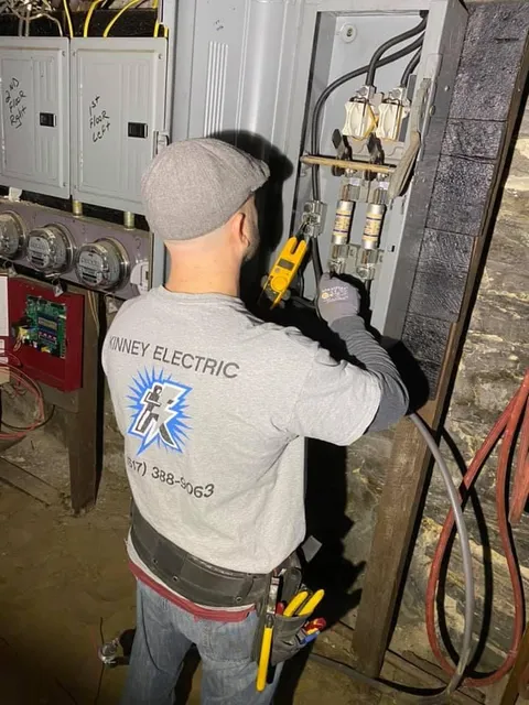 Testing a fused service switch in a multi-meter basement