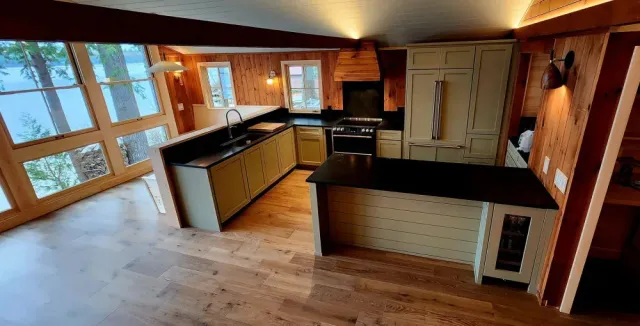 Cabin kitchen renovation