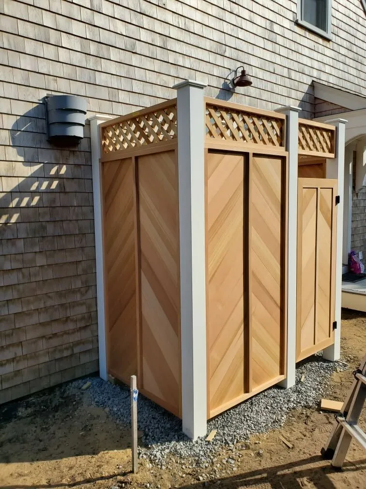 custom outdoor shower
