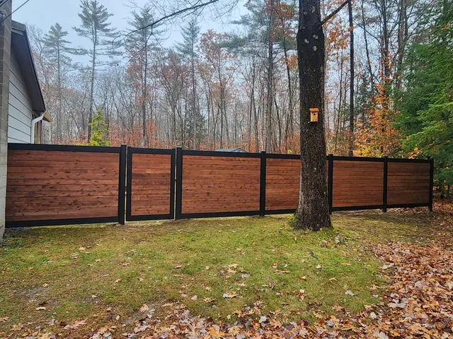 MH Fence LLC. work photo