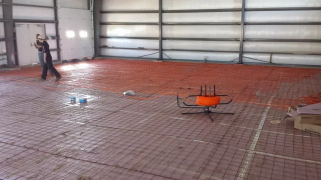 Radiant heat installation