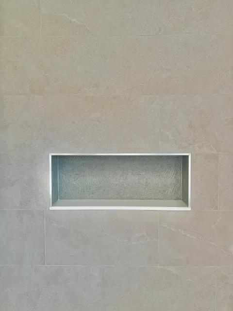Bathroom shower niche set