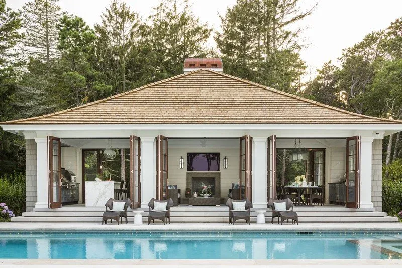 Pool House on Cape Cod