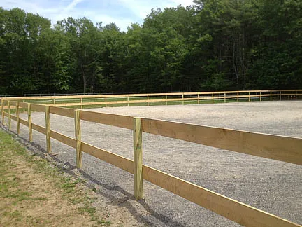 work photo from coastalfencemaine.com