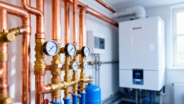 Licensed plumber repairing copper pipes in Arlington MA home