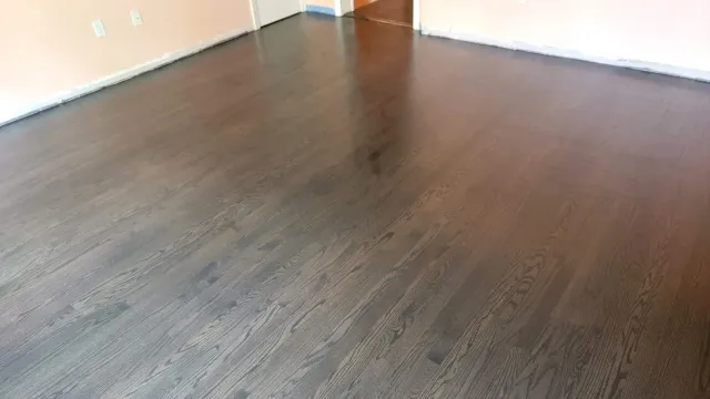 Dark Stains: Ebony on Red Oak