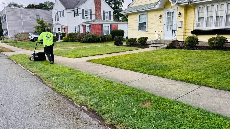 Olmos Cutting Grass