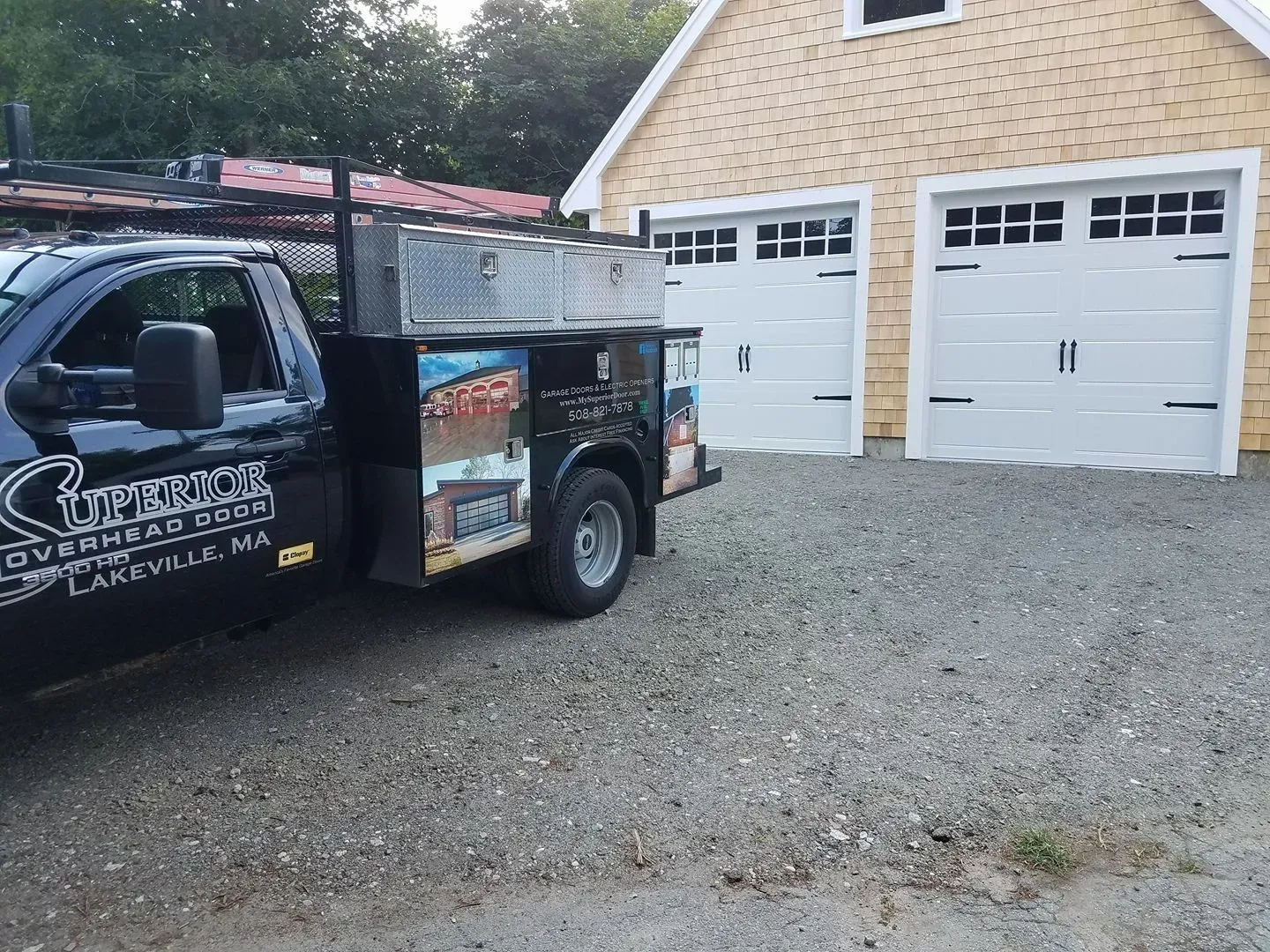 Residential garage doors