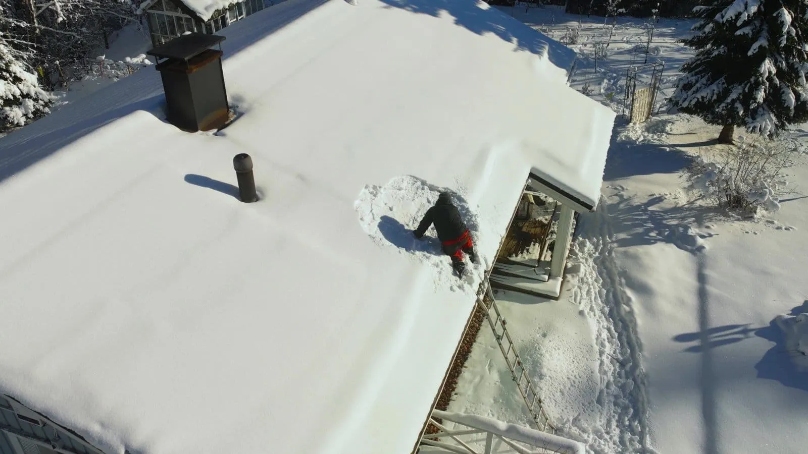 ROOF ICE DAM REMOVAL