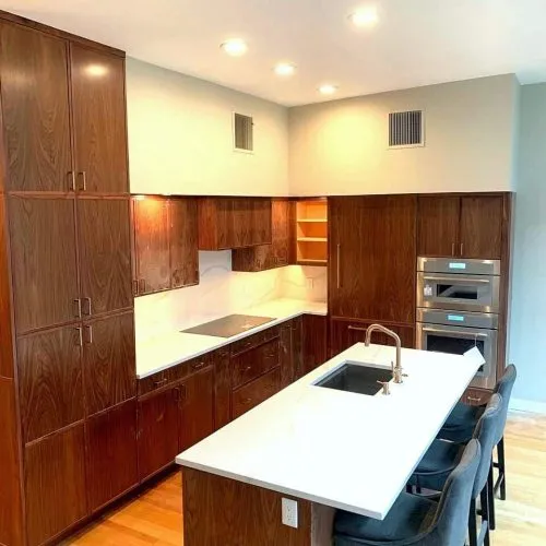 Modern edge Contracting contemporary Kitchen remodel
