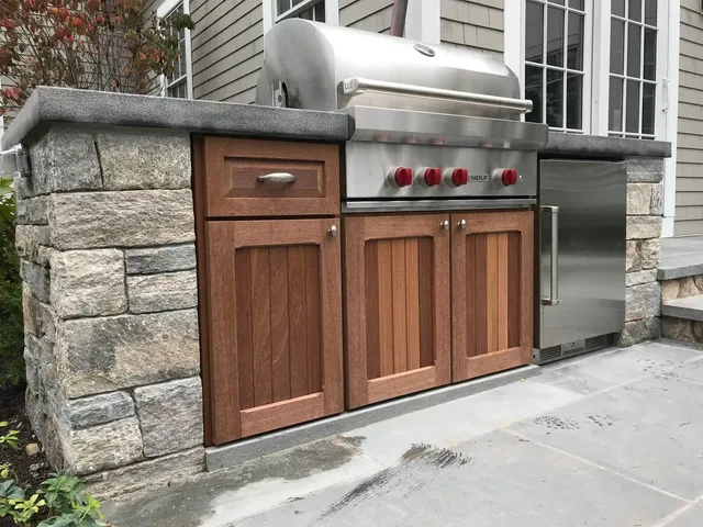 outdoor kitchens