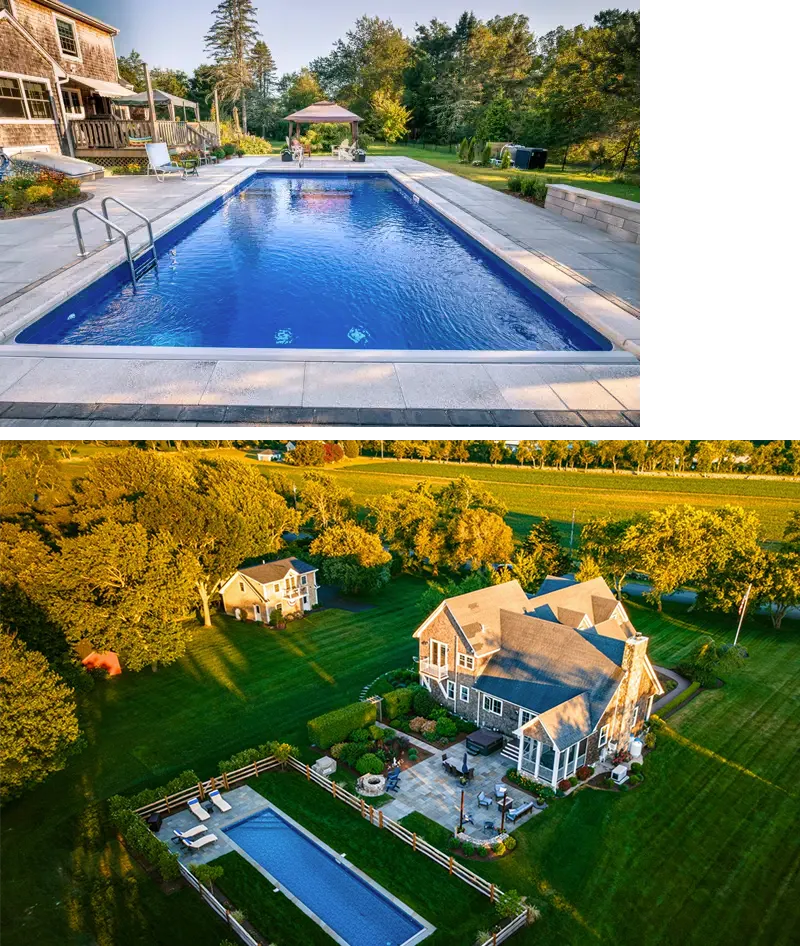 Landscape overview - Pool overview - Fenced Pool