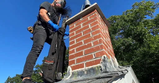 Sunset Dryer vent service expert & Chimney cleaning Ltd work photo