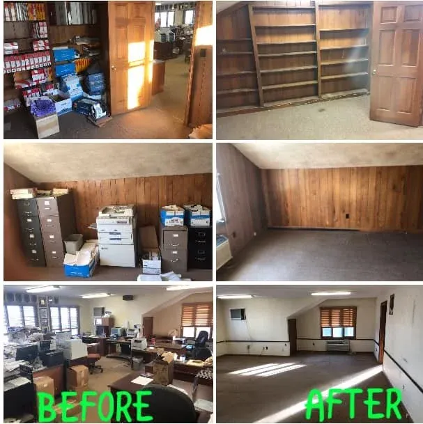 An office cleanout job in Scituate