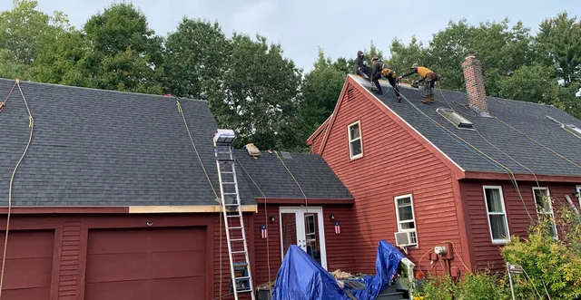 work photo from wallaceroofingmaine.com