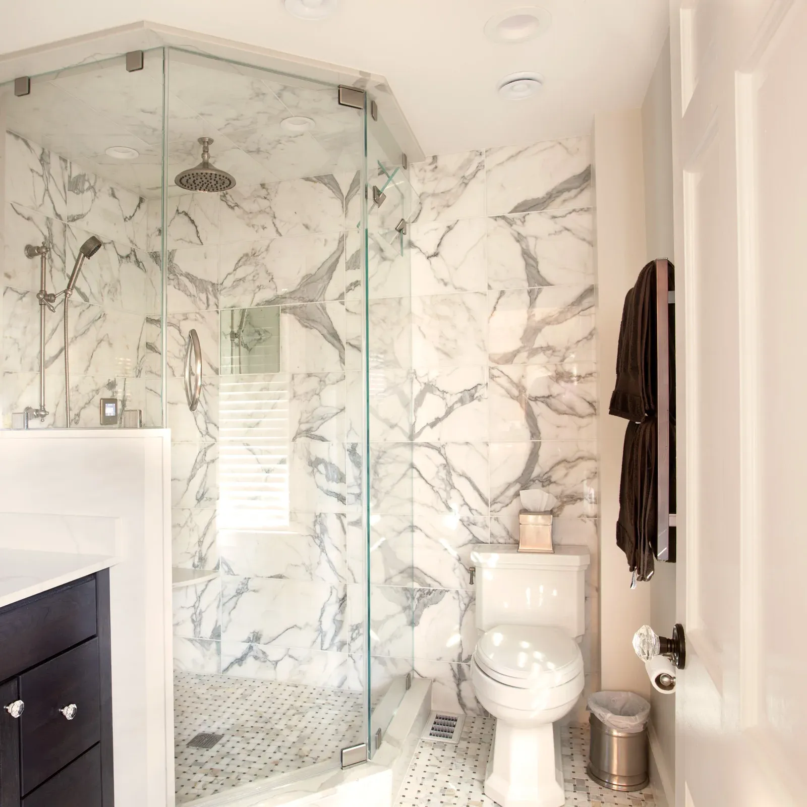bathroom with walk-in shower
