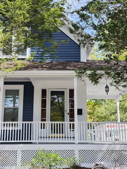 Before house repainting