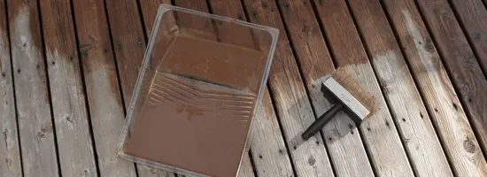 Deck refinishing