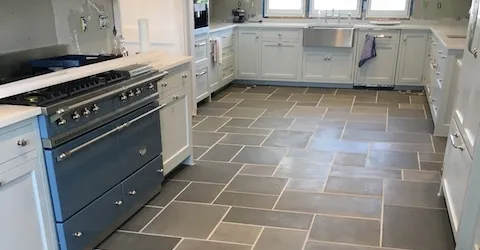 Honed Bluestone Floor
