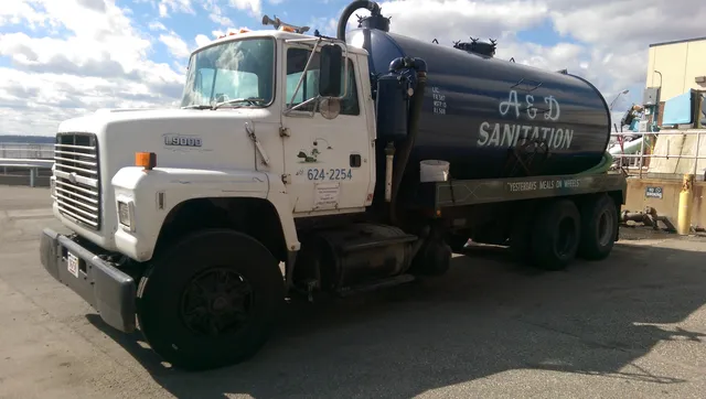 A & D Sanitation. work photo