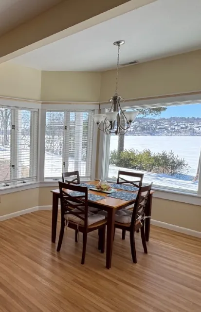 Zak Construction - Interior Room with New Flooring and Panoramic Windows