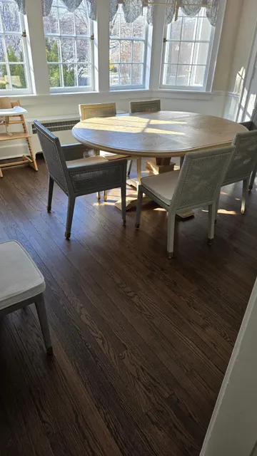 Don’t replace your floors… restore them. 🔥

This project included:

✨ Full sand & refinishing
✨ Dark Walnut stain
✨ 3 coats of Bona Traffic HD (commercial-grade durability)

Your old hardwood floors might not need replacement — they might just need the right professional touch.

At LM Wood Floors, we bring floors back to life with premium finishes and expert craftsmanship.

📩 DM us today for your FREE estimate. #LMWoodFloors #FloorUpgrade #DarkWalnutFloors #BonaTrafficHD #FloorRestorationExperts