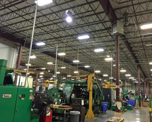 Manufacturing plant wiring