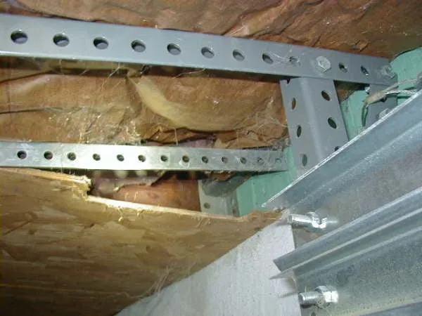 Garage, insulation reversed