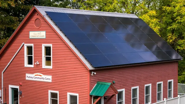 ARPA Funds Help Putney Community Cares pay for Solar and Batteries