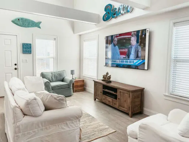 Residential living room renovation, Cape Cod MA