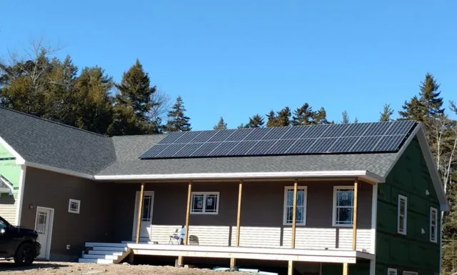 Twenty-Six Panel Solar Electric System in West Bath
