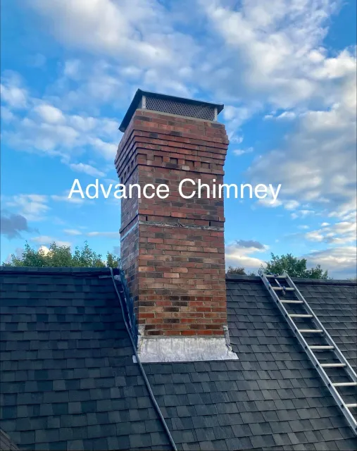 work photo from advancechimneysweepandrepairs.com