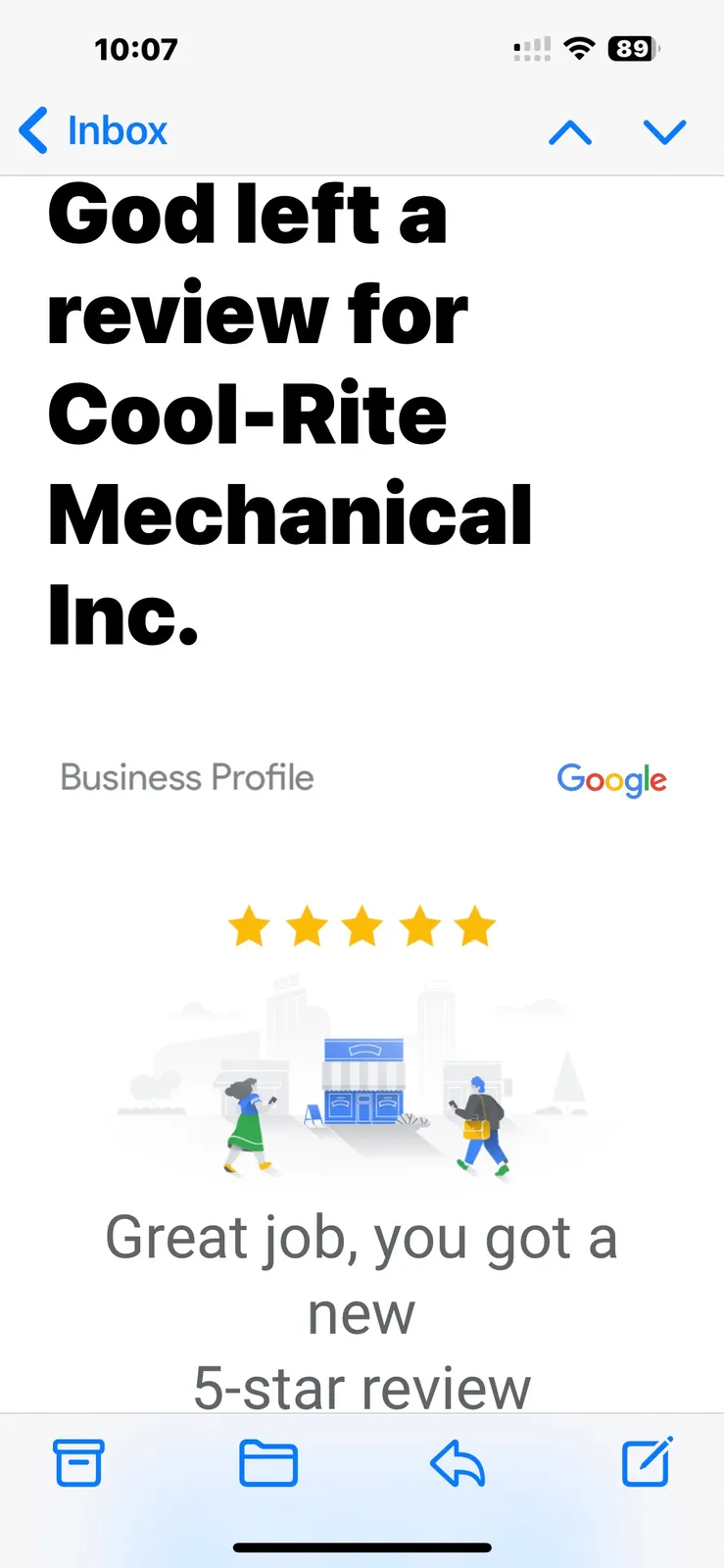 work photo from Google listing