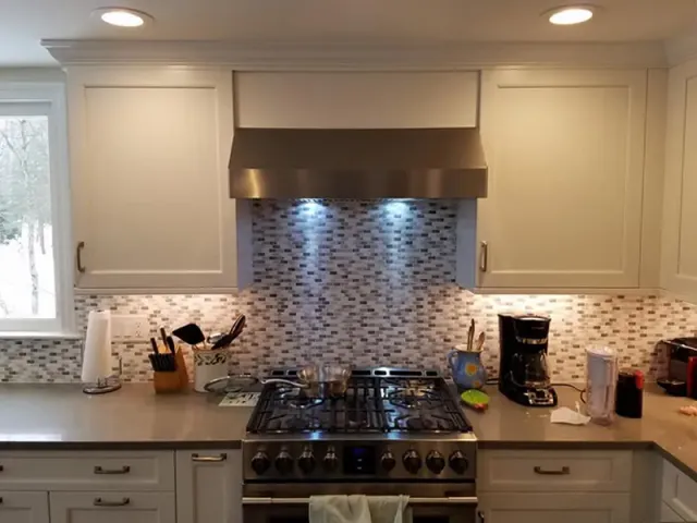 Egan Electrical services include under cabinet lighting