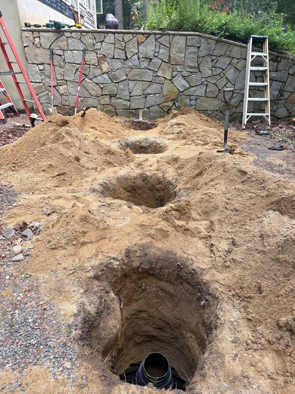 Official project gallery: deck rebuild / masonry wall work